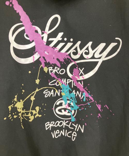 stussy（ステューシー）stussy (ステューシー) パーカー ブラック サイズ:Mの古着・服飾アイテム