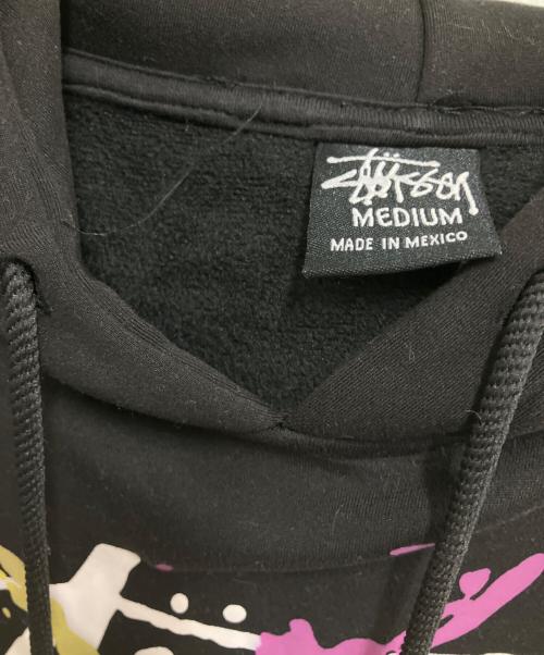 stussy（ステューシー）stussy (ステューシー) パーカー ブラック サイズ:Mの古着・服飾アイテム