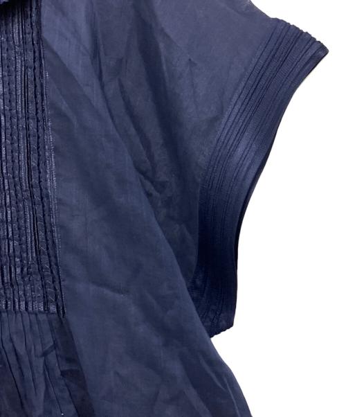 PLEATS PLEASE（プリーツプリーズ）PLEATS PLEASE (プリーツプリーズ) 半袖ワンピース ブルー サイズ:不明の古着・服飾アイテム