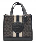 COACHコーチ）の古着「トートバッグ」｜グレー×ブラック