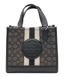COACH（コーチ）の古着「トートバッグ」｜グレー×ブラック