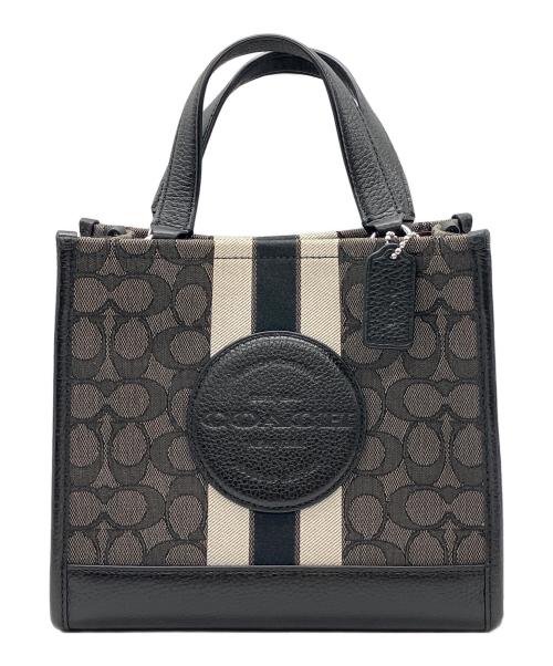 COACH（コーチ）COACH (コーチ) トートバッグ グレー×ブラックの古着・服飾アイテム