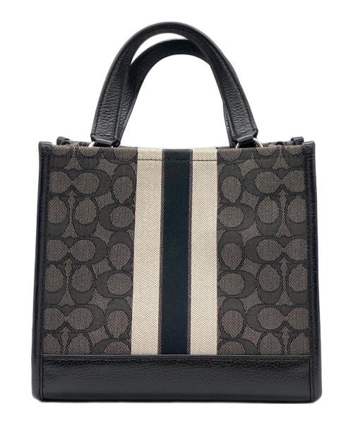 COACH（コーチ）COACH (コーチ) トートバッグ グレー×ブラックの古着・服飾アイテム