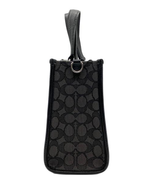 COACH（コーチ）COACH (コーチ) トートバッグ グレー×ブラックの古着・服飾アイテム