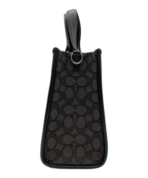 COACH（コーチ）COACH (コーチ) トートバッグ グレー×ブラックの古着・服飾アイテム