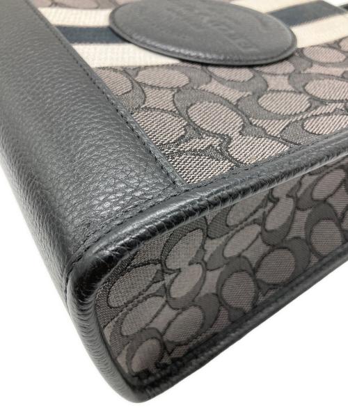 COACH（コーチ）COACH (コーチ) トートバッグ グレー×ブラックの古着・服飾アイテム