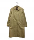 Burberry's BLUE LABELバーバリーズ ブルーレーベル）の古着「ノバチェックライニングステンカラーコート」｜ベージュ