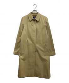 Burberry's BLUE LABEL（バーバリーズ ブルーレーベル）の古着「ノバチェックライニングステンカラーコート」｜ベージュ
