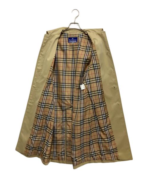 Burberry's BLUE LABEL（バーバリーズ ブルーレーベル）Burberry's BLUE LABEL (バーバリーズ ブルーレーベル) ノバチェックライニングステンカラーコート ベージュ サイズ:M(38)の古着・服飾アイテム