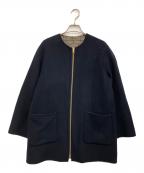 MACKINTOSH PHILOSOPHYマッキントッシュ フィロソフィー）の古着「ノーカラーリバーシブルコート」｜ネイビー