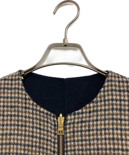 MACKINTOSH PHILOSOPHY（マッキントッシュ フィロソフィー）MACKINTOSH PHILOSOPHY (マッキントッシュ フィロソフィー) ノーカラーリバーシブルコート ネイビー サイズ:S(36)の古着・服飾アイテム