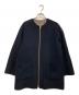 MACKINTOSH PHILOSOPHY（マッキントッシュ フィロソフィー）の古着「ノーカラーリバーシブルコート」｜ネイビー