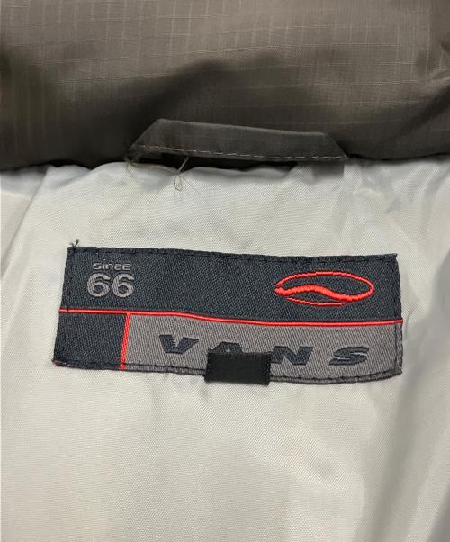 VANS（ヴァンズ）VANS (ヴァンズ) ダウンジャケット ブラウン サイズ:Lの古着・服飾アイテム