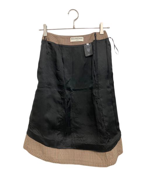 BALENCIAGA（バレンシアガ）BALENCIAGA (バレンシアガ) スカート ブラウン サイズ:XSの古着・服飾アイテム