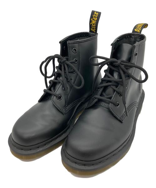 Dr.Martens（ドクターマーチン）Dr.Martens (ドクターマーチン) 101 YS スムース 6 ホール ブーツ ブラック サイズ:24の古着・服飾アイテム