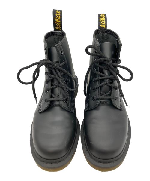 Dr.Martens（ドクターマーチン）Dr.Martens (ドクターマーチン) 101 YS スムース 6 ホール ブーツ ブラック サイズ:24の古着・服飾アイテム