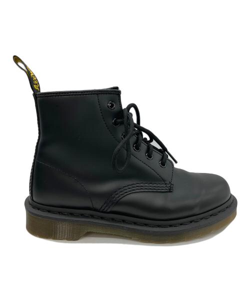 Dr.Martens（ドクターマーチン）Dr.Martens (ドクターマーチン) 101 YS スムース 6 ホール ブーツ ブラック サイズ:24の古着・服飾アイテム