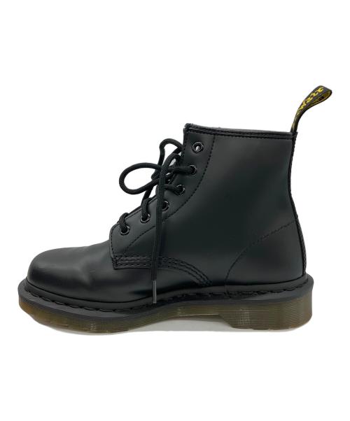 Dr.Martens（ドクターマーチン）Dr.Martens (ドクターマーチン) 101 YS スムース 6 ホール ブーツ ブラック サイズ:24の古着・服飾アイテム