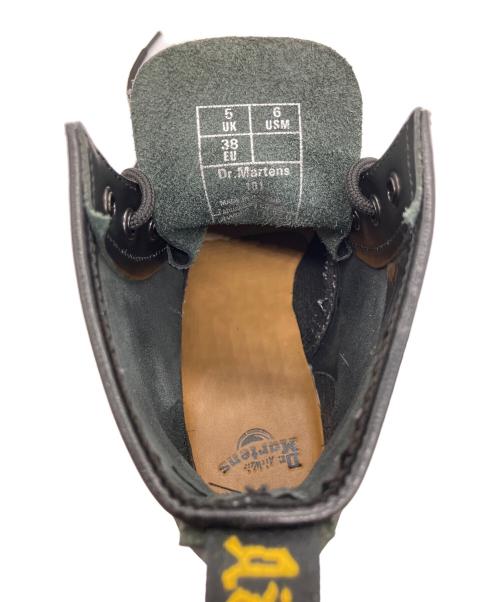 Dr.Martens（ドクターマーチン）Dr.Martens (ドクターマーチン) 101 YS スムース 6 ホール ブーツ ブラック サイズ:24の古着・服飾アイテム