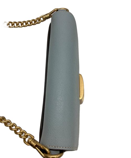 Kate Spade（ケイトスペード）Kate Spade (ケイトスペード) ミニショルダーバッグ サックスブルーの古着・服飾アイテム