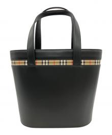 BURBERRY（バーバリー）の古着「トートバッグ」｜ブラック