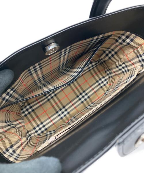 BURBERRY（バーバリー）BURBERRY (バーバリー) トートバッグ ブラックの古着・服飾アイテム