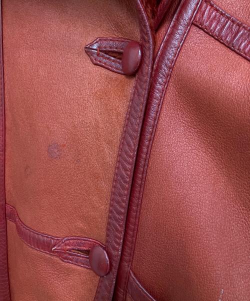 EMBA（エンバ）EMBA (エンバ) ムートンコート レッド サイズ:11号の古着・服飾アイテム