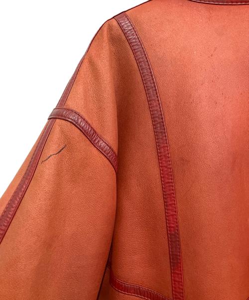 EMBA（エンバ）EMBA (エンバ) ムートンコート レッド サイズ:11号の古着・服飾アイテム