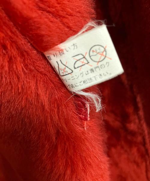 EMBA（エンバ）EMBA (エンバ) ムートンコート レッド サイズ:11号の古着・服飾アイテム