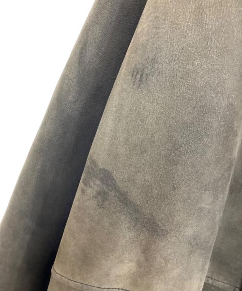 EMBA（エンバ）EMBA (エンバ) ムートンコート オリーブ×ダークブラウン サイズ:Mの古着・服飾アイテム