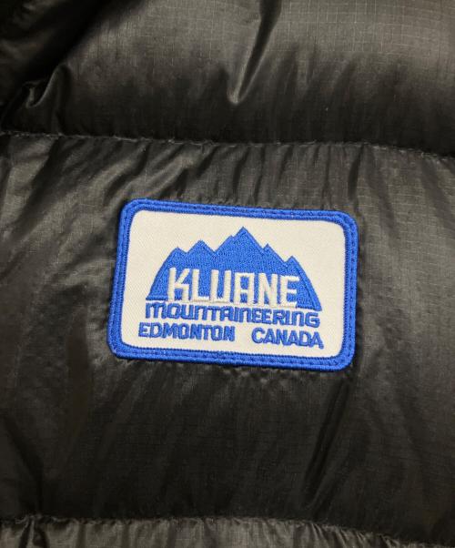 KLUANE MOUNTAINEERING（クルアニ マウンテンニアーリング）KLUANE MOUNTAINEERING (クルアニ マウンテンニアーリング) ダウンジャケット ブラック サイズ:Sの古着・服飾アイテム