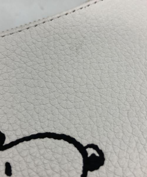 Kate Spade（ケイトスペード）Kate Spade (ケイトスペード) PEANUTS (ピーナッツ) スモール クロスボディ ホワイト×グリーンの古着・服飾アイテム