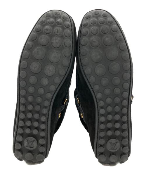 LOUIS VUITTON（ルイ ヴィトン）LOUIS VUITTON (ルイ ヴィトン) ムートンブーツ ブラック サイズ:22.5の古着・服飾アイテム
