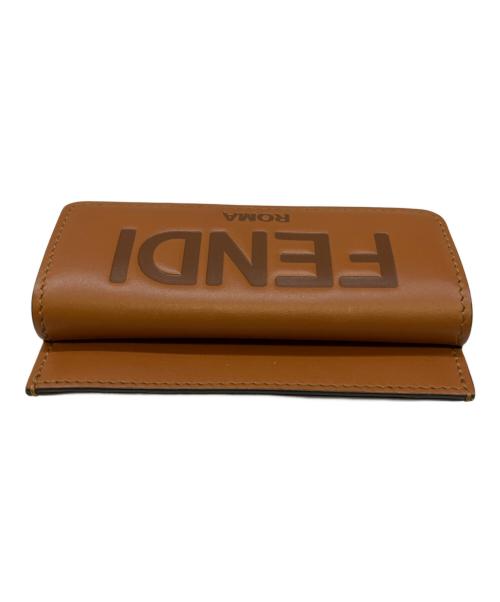 FENDI（フェンディ）FENDI (フェンディ) カードケース ブラウンの古着・服飾アイテム