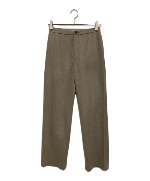 AURALEE（オーラリー）AURALEE (オーラリー) WOOL FULLING FLANNEL SLACKS ブラウン サイズ:Sの古着・服飾アイテム