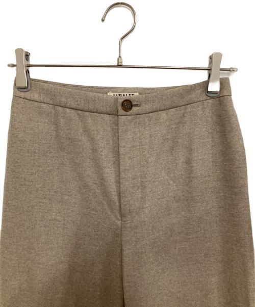 AURALEE（オーラリー）AURALEE (オーラリー) WOOL FULLING FLANNEL SLACKS ブラウン サイズ:Sの古着・服飾アイテム