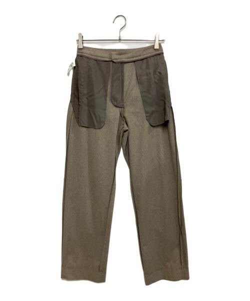 AURALEE（オーラリー）AURALEE (オーラリー) WOOL FULLING FLANNEL SLACKS ブラウン サイズ:Sの古着・服飾アイテム