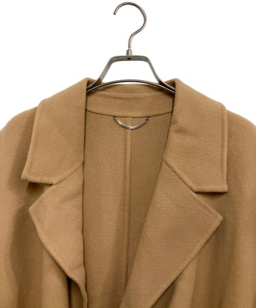 23区（ニジュウサンク）23区 (ニジュウサンク) ウールコート ベージュ サイズ:M (38)の古着・服飾アイテム
