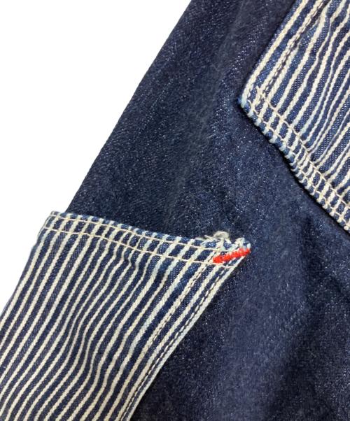 THE FLAT HEAD（ザ・フラットヘッド）THE FLAT HEAD (ザ・フラットヘッド) ダブルニーペインターパンツ ネイビー サイズ:W32の古着・服飾アイテム