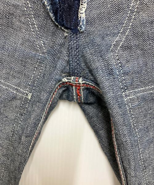 THE FLAT HEAD（ザ・フラットヘッド）THE FLAT HEAD (ザ・フラットヘッド) ダブルニーペインターパンツ ネイビー サイズ:W32の古着・服飾アイテム