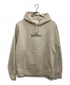 SAPEurサプール）の古着「プルオーバーパーカー」｜ベージュ