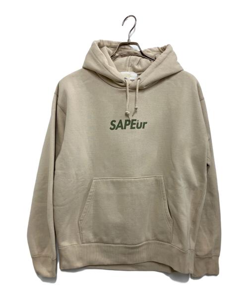 SAPEur（サプール）SAPEur (サプール) プルオーバーパーカー ベージュ サイズ:Lの古着・服飾アイテム