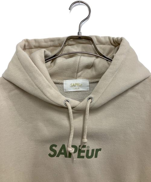 SAPEur（サプール）SAPEur (サプール) プルオーバーパーカー ベージュ サイズ:Lの古着・服飾アイテム