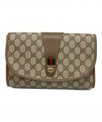GUCCIグッチ）の古着「クラッチバッグ」｜ブラウン
