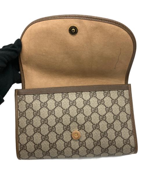 GUCCI（グッチ）GUCCI (グッチ) クラッチバッグ ブラウンの古着・服飾アイテム