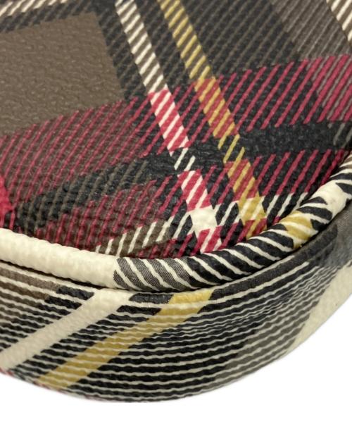 Vivienne Westwood（ヴィヴィアンウエストウッド）Vivienne Westwood (ヴィヴィアンウエストウッド) ハンドバッグ ベージュ×ピンクの古着・服飾アイテム