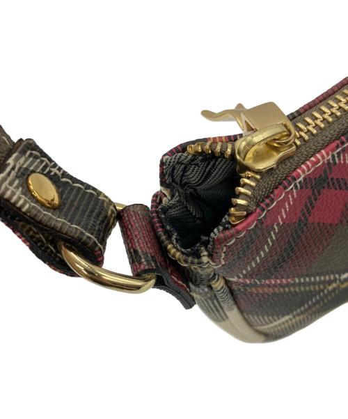 Vivienne Westwood（ヴィヴィアンウエストウッド）Vivienne Westwood (ヴィヴィアンウエストウッド) ハンドバッグ ベージュ×ピンクの古着・服飾アイテム