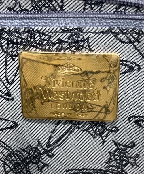 Vivienne Westwood（ヴィヴィアンウエストウッド）Vivienne Westwood (ヴィヴィアンウエストウッド) ハンドバッグ ベージュ×ピンクの古着・服飾アイテム