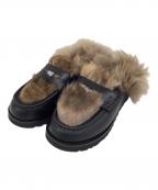 UGG×AMBUSHアグ×アンブッシュ）の古着「ペニーローファー」｜ブラック×ブラウン