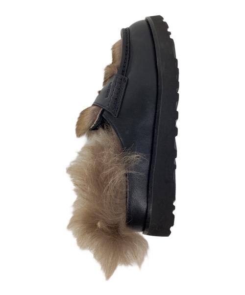 UGG（アグ）UGG (アグ) AMBUSH (アンブッシュ) ペニーローファー ブラック×ブラウン サイズ:23の古着・服飾アイテム
